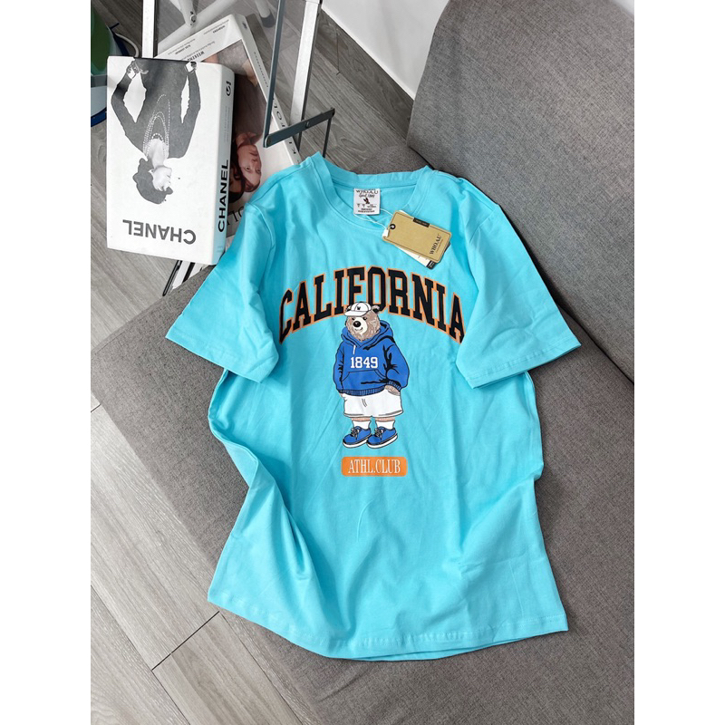 Áo thun unisex in gấu Whoau cực xinh