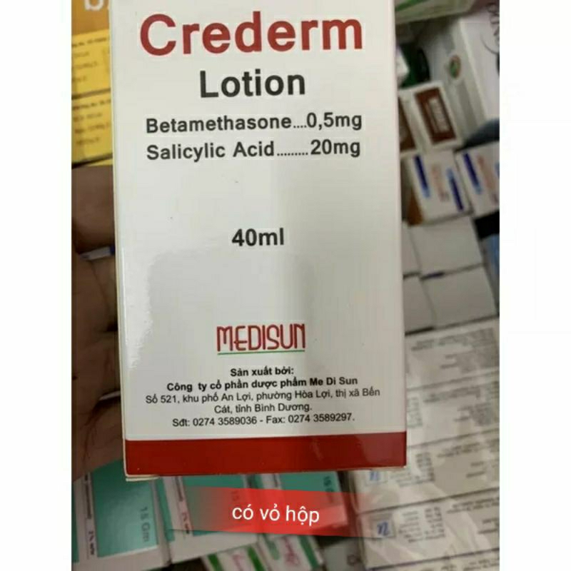 Dung dịch bôi ngoài da Crederm Lotion