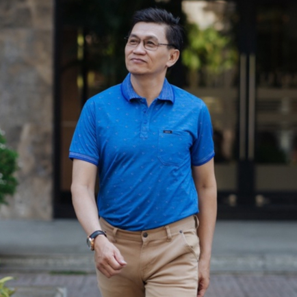 Áo thun thêu nhiều màu basic MELAN trung niên cho người lớn tuổi không xù lông vải cotton co giãn dày dặn | BigBuy360 - bigbuy360.vn