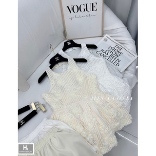 Set yếm ren hở lưng 2 màu