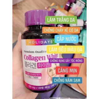 Viên uống collagen white holidat Hàn Quốc