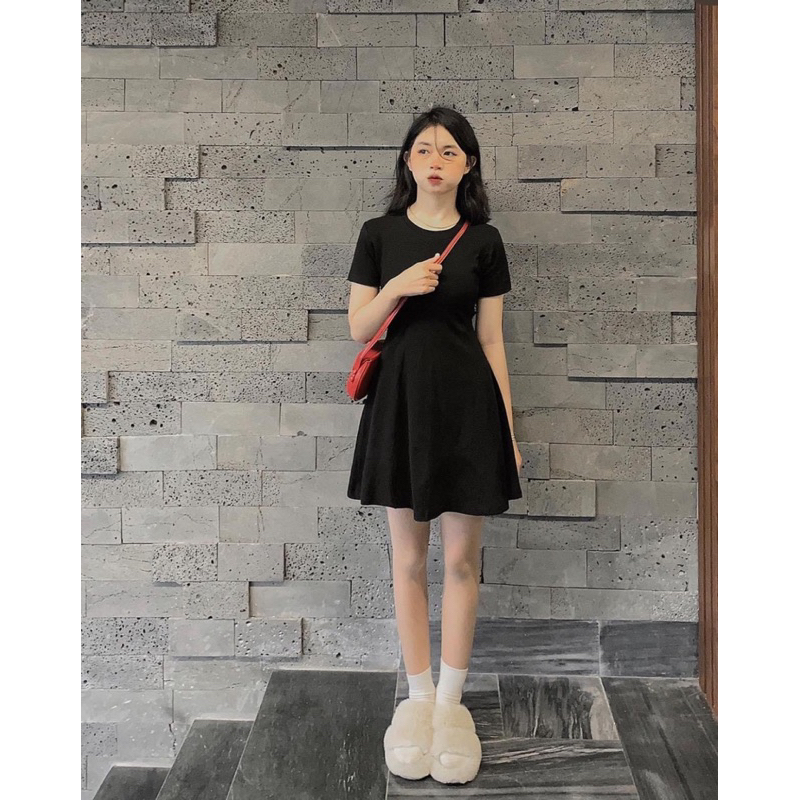 | Chang Tròn | Đầm xoè 6 mãnh chiết eo form siêu tôn dáng Bigsize