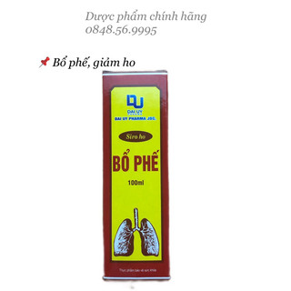 Siro ho bổ phế 100ml giúp bổ phế, hỗ trợ giảm ho