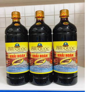 Nước mắm khải hoàn phú quốc 40 độ đạm - chai 1000ml