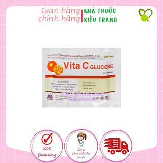 🍊Kẹo ngậm Vita C Glucose - Gói 24 viên