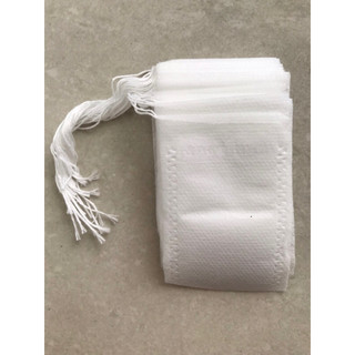 Túi lọc trà có dây đựng phân tan chậm (set 10 ) size 5x7 ###