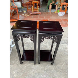 - Đôn vuông gỗ lim