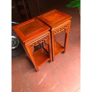 - Đôn vuông gỗ lim