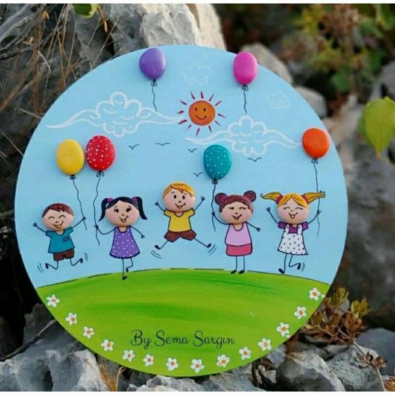 Tranh đá dạng tròn