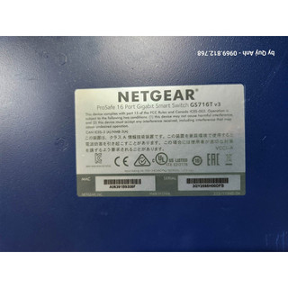 Switch Netgear GS716T (16 cổng 1Gb)
