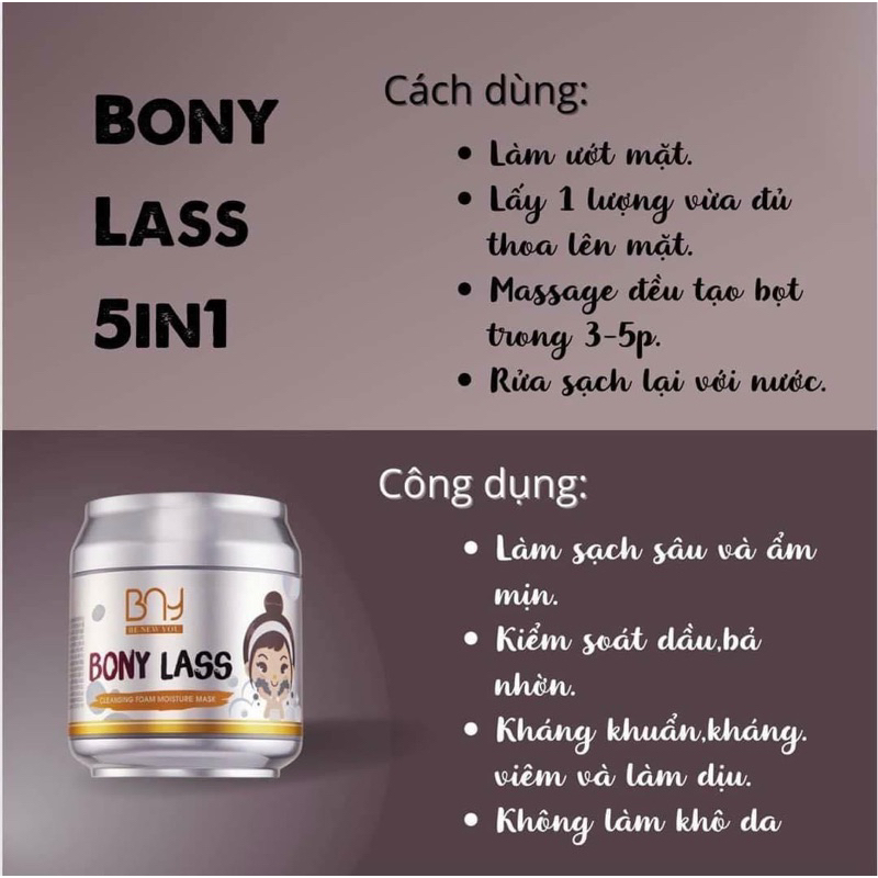 Sửa rửa mặt tạo bọt BNY