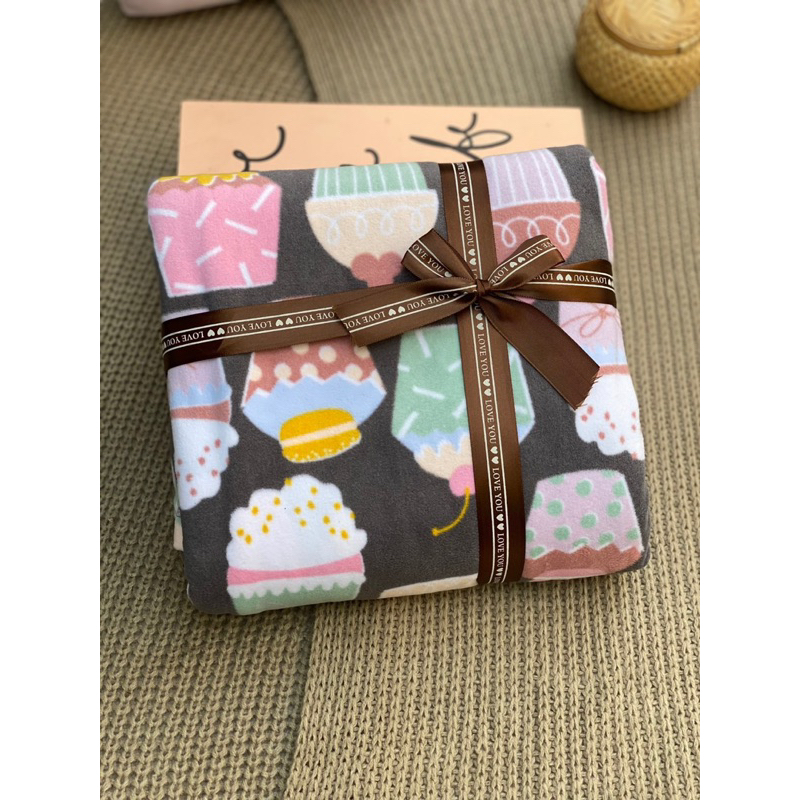 🍉Chăn nỉ/Mền nỉ cotton Thái lan dành cho Trẻ Sơ sinh/Mền baby