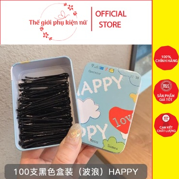 Set Ghim Kẹp Tóc Kẹp Tăm Chữ U Chống Ghỉ Hỗ Trợ Tạo Kiểu Tóc