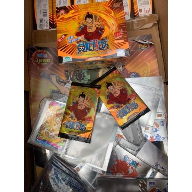 (FULL BOX M15 VÀNG) Hộp ảnh thẻ nhân vật ONE PIECE ver WANO QUỐC. ĐẢO HẢI TẶC