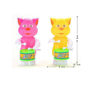 Đồ chơi thú đánh trống vặn cót (chọn mẫu)
