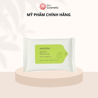 Khăn Ướt Tẩy Trang mắt môi Innisfree Apple Seed Cleansing Tissue