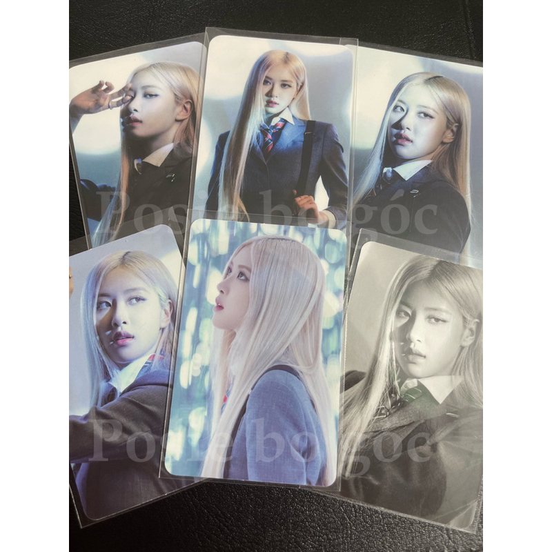 [OFFICIAL BLACKPINK] Card Rosé The Show - Diy - Special Edition JP Ver Cực Hiếm