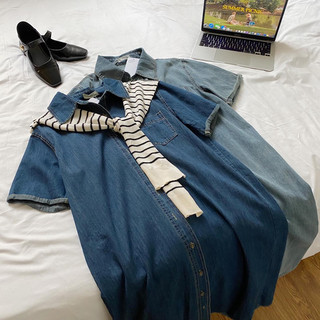 Váy denim cộc tay 31001 CHERRY COCO