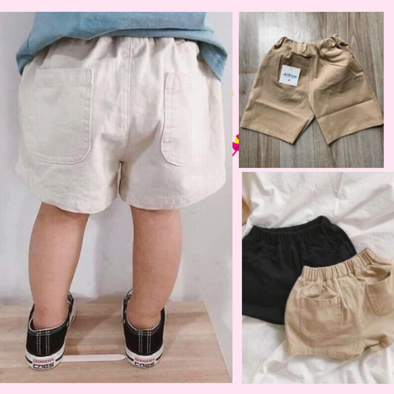 [size10-25kg]Quần Sooc KaKi Bé Trai Cực Chất