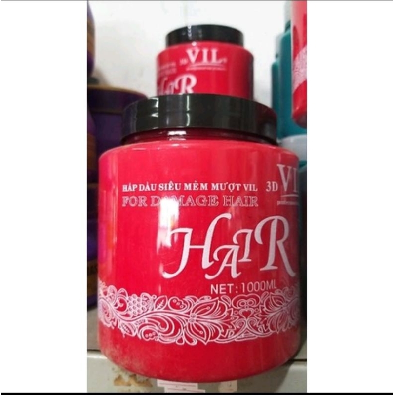 Hấp dầu siêu mềm mượt  3D VIL 1000ml