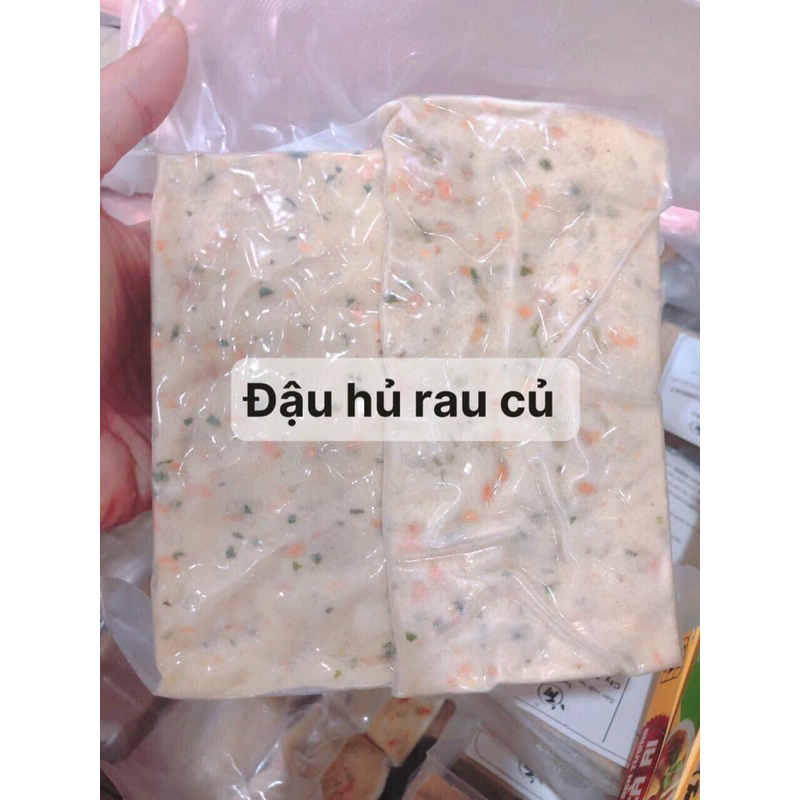 Đậu hủ rau củ chay mặn đều dùng đc 500gr
