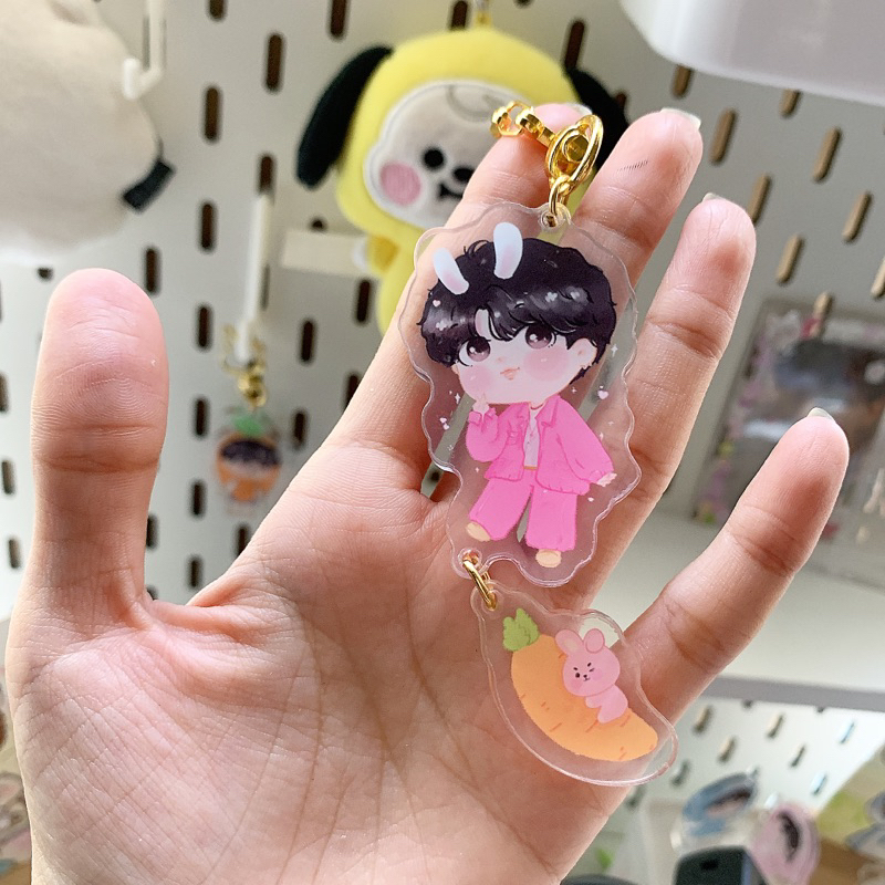 Móc khoá Kukkie charm tòn ten zui zẻ 🐰💞 5 ver cobetoczang