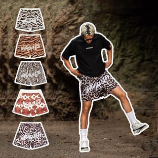 Baseball shorts - quần short bóng rổ da báo unisex