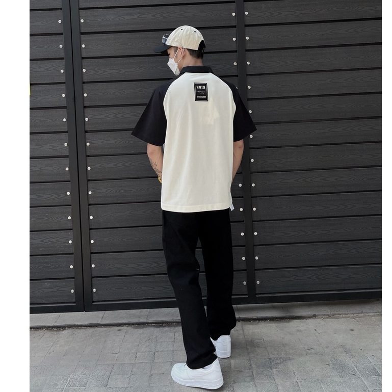 Áo Polo phối màu