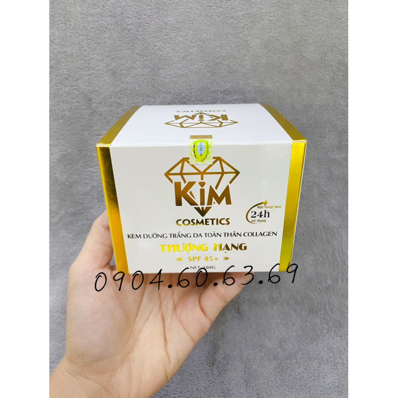Kem Dưỡng Trắng Da Toàn Thân Collagen THƯỢNG HẠNG body KIM COSMETICS 180g
