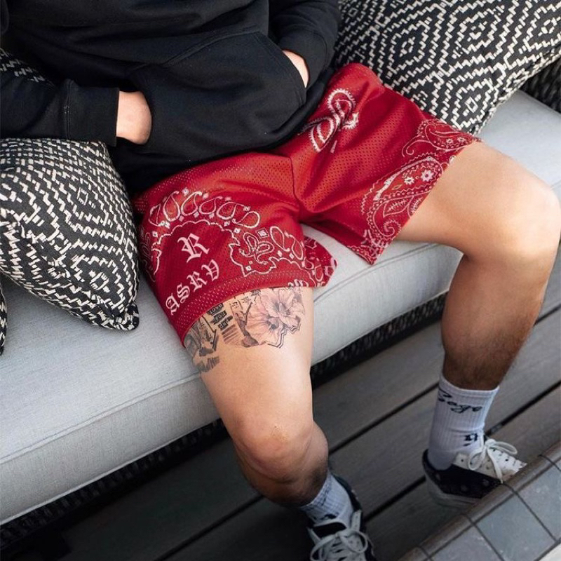 BASEBALL SHORTS - Quần short nam bóng rổ vải lưới thoáng khí vintage