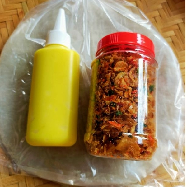 COMBO siêu rẻ bánh tráng phơi sương muối tép hành NHỎ (Tặng bơ)