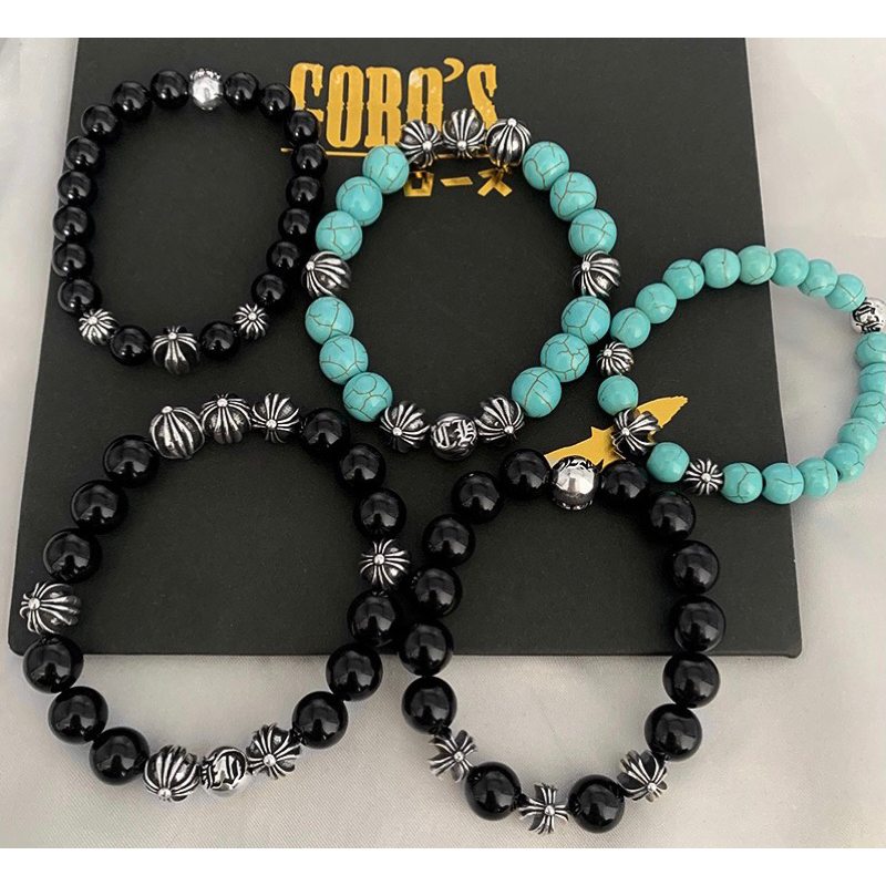 VÒNG TAY Hạt Chrome heart Không Gỉ CH-153 -Lắc tay Hạt Chrome heart CH-153 / Chrome heart bracelet