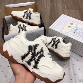 Giầy MLB BigBall Chunky Embo NY White Unisex 36-43