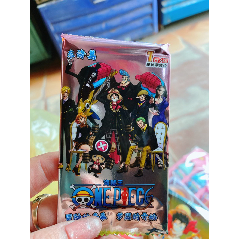 Hộp thẻ bài hải tặc one thẻ nhân phẩm  hop 36 gói nhỏ