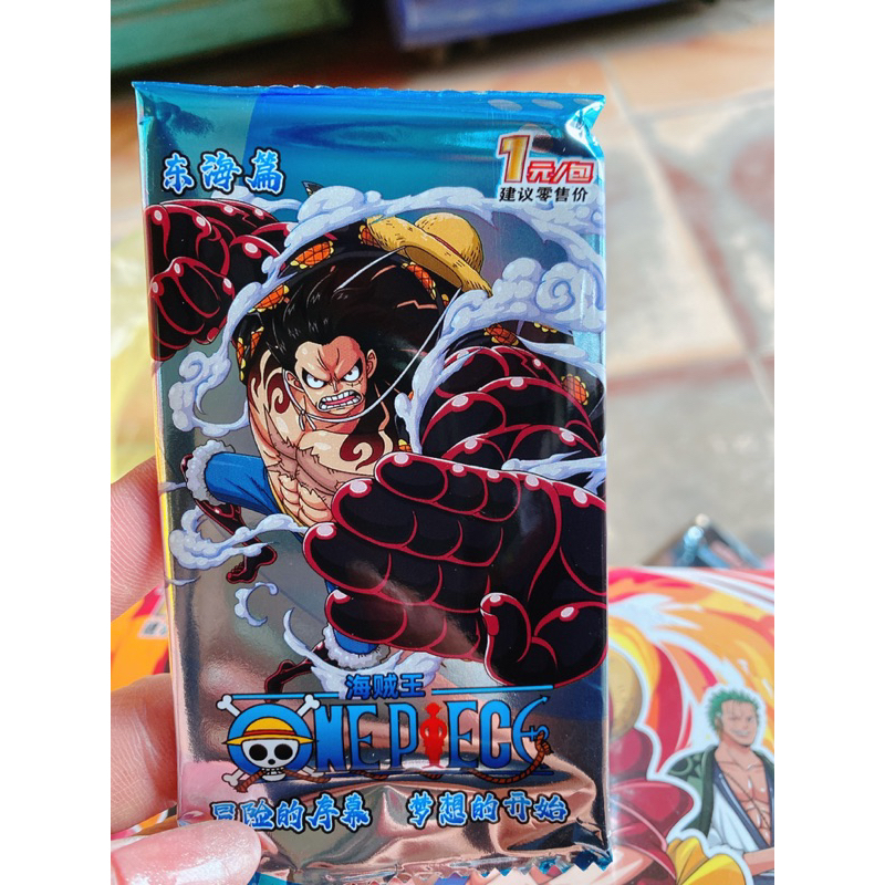 Hộp thẻ bài hải tặc one thẻ nhân phẩm  hop 36 gói nhỏ