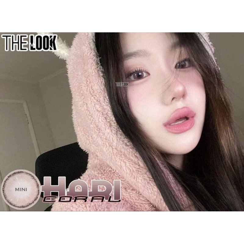 CONTACT LENS MÀU NÂU CORAL - NÂU SAN HÔ - GIÃN NHẸ - TỰ NHIÊN - CÓ ĐỘ