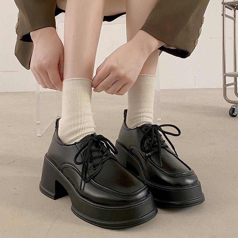 Giày Boots Nữ Lolita Đế Cao G1731 G1888 Hàng Cao Cấp Bảo Hành Keo 12 Tháng - Shop Giày Bánh Mì