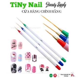 Cọ tóc bộ 3 cây -cọ nét bộ combo 3 cây -cọ nét lông nhỏ dài vẽ móng Nail
