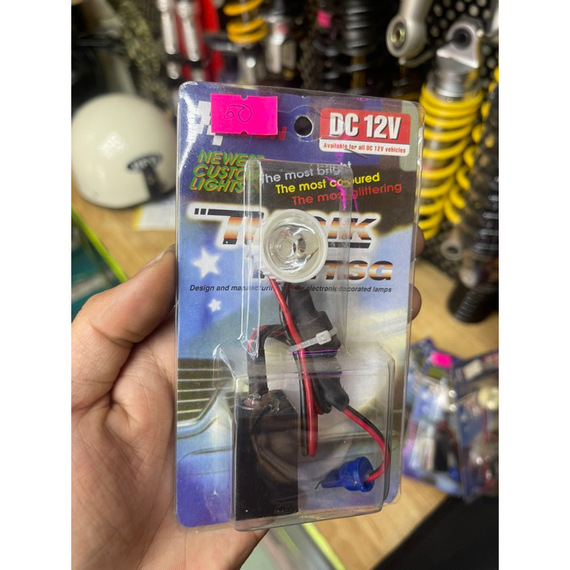 Bóng led luxenon, gắn demi, xinhan màu xanh dương loại 1