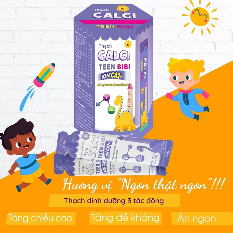 THẠCH_CALCI_TEEN_BIBI phát triển chiều cao