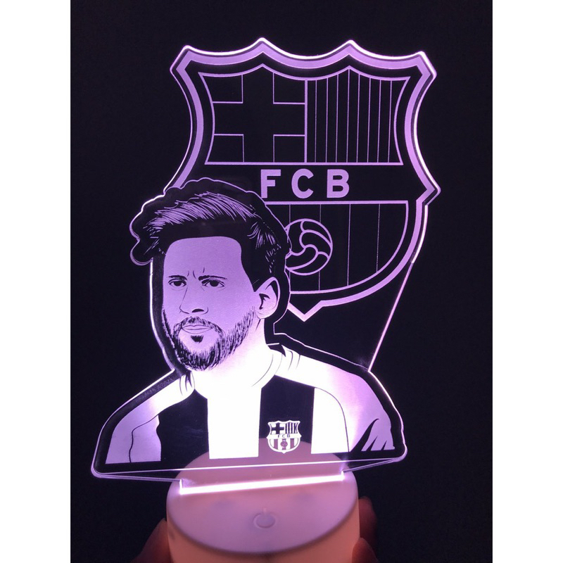 Đèn ngủ cầu thủ bóng đá, đèn decor phòng siêu xịn