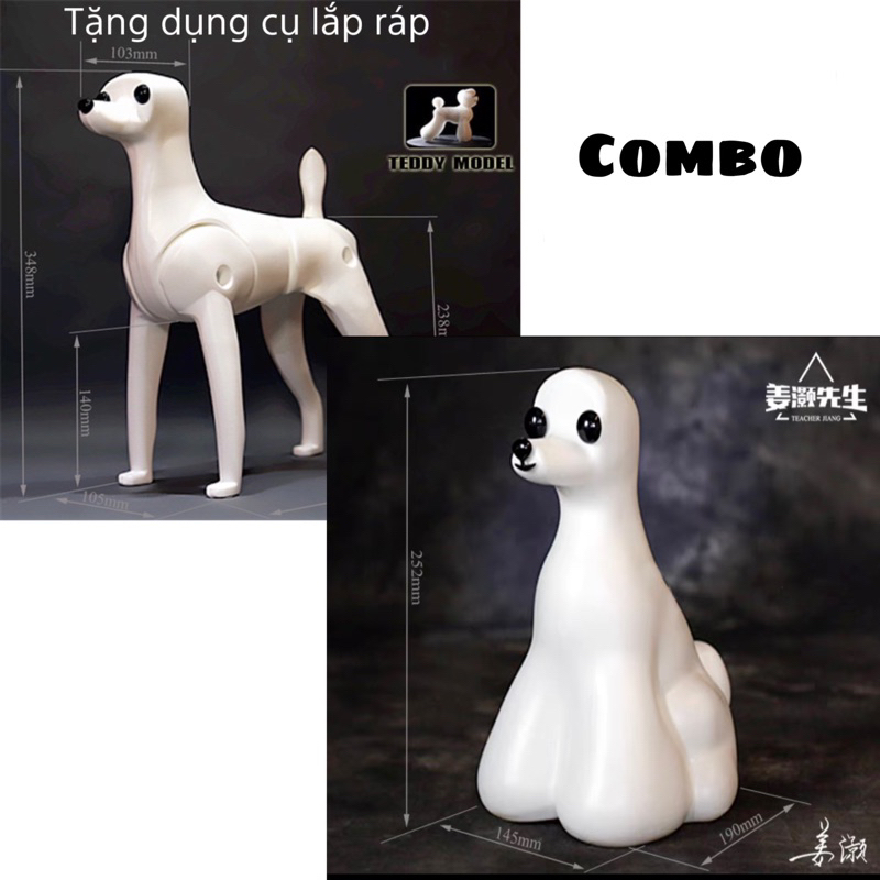 Combo khung body + khung đầu poodle của Mr.Jiang ( Hàng sẵn )