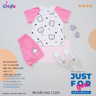 [ Chippo ] Bộ cộc tay size từ 1y-5y