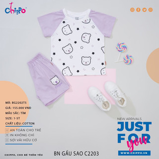 [ Chippo ] Bộ cộc tay size từ 1y-5y