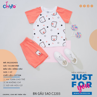 [ Chippo ] Bộ cộc tay size từ 1y-5y