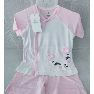 [ Moon ] Bộ cài chéo 0-6m bamboo