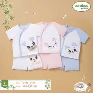 Bộ cài chéo 0-6m bamboo