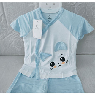 [ Moon ] Bộ cài chéo 0-6m bamboo