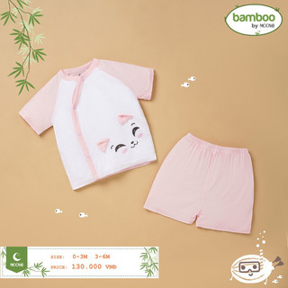 [ Moon ] Bộ cài chéo 0-6m bamboo