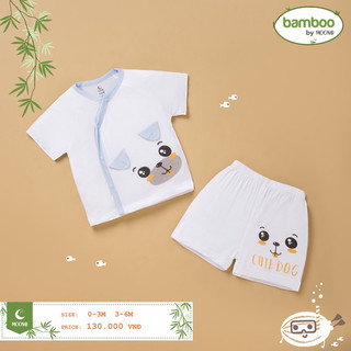 [ Moon ] Bộ cài chéo 0-6m bamboo
